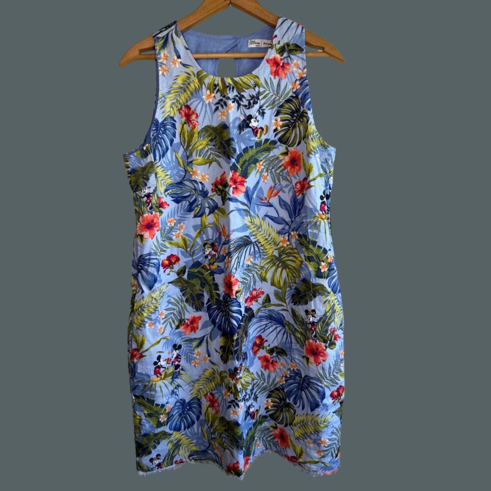 Disney X Tommy Bahama Jungle Jubilee Linen Shift Dress